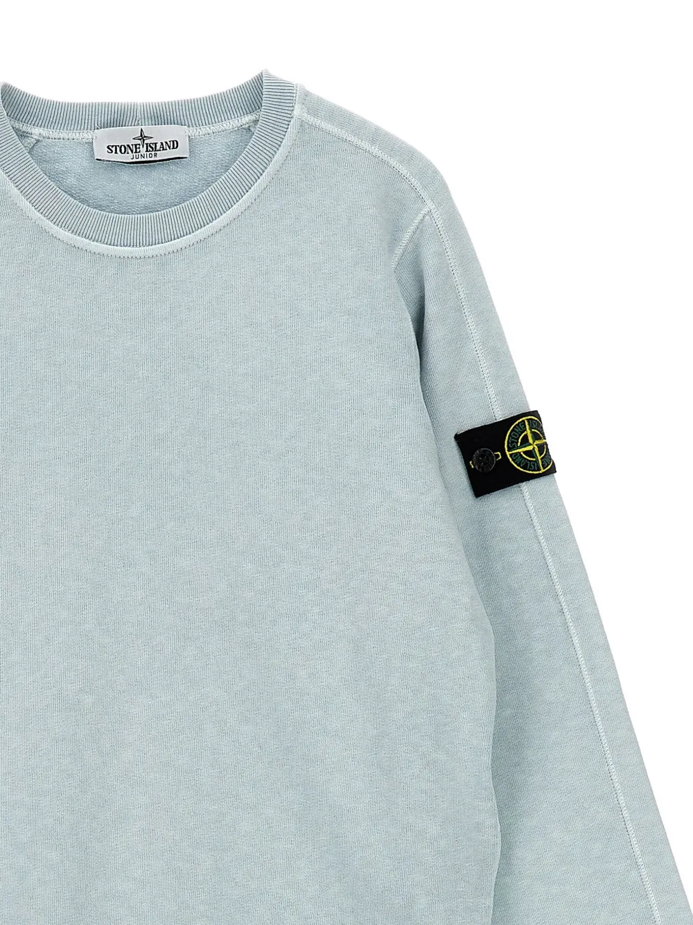 Stone Island Junior Sweater met Compass-logopatch Blauw