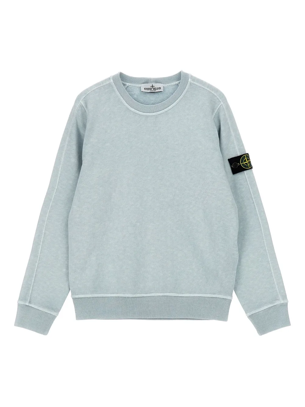 Stone Island Junior Sweater met Compass-logopatch Blauw