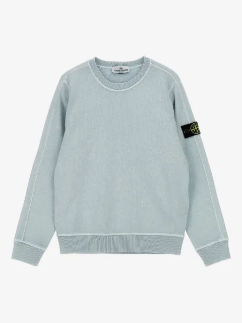 Stone Island Junior Compass-badge sweatshirt