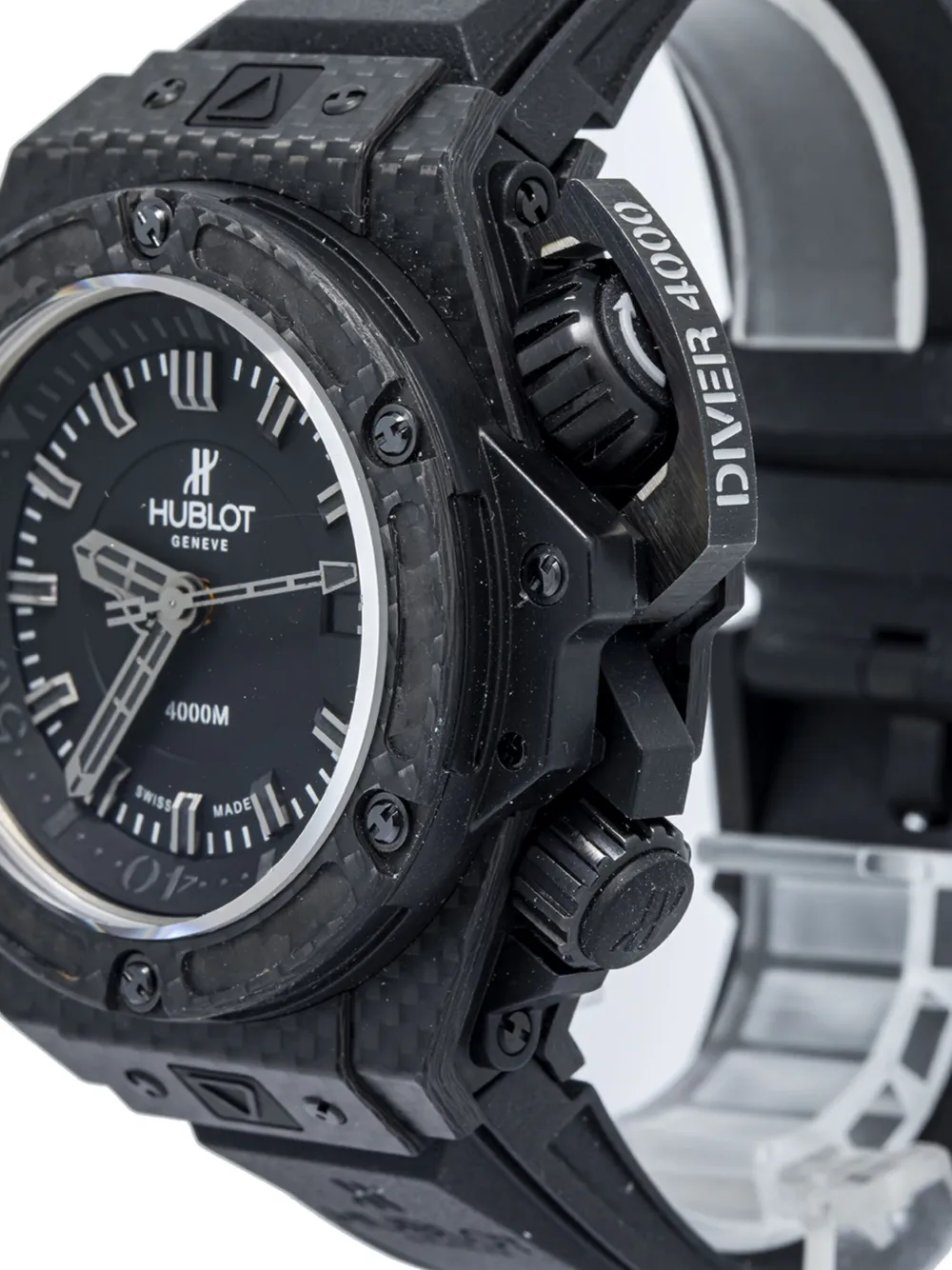 Hublot King Power Oceanographique 48 mm - Zwart