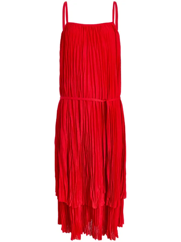 proenza schouler white label red dress Proenza Schouler White Label Women's Noelle Dress - Red - Size S