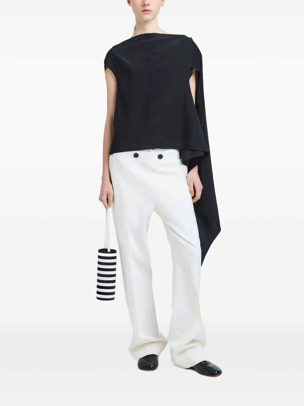 Proenza Schouler Ondine top - Zwart