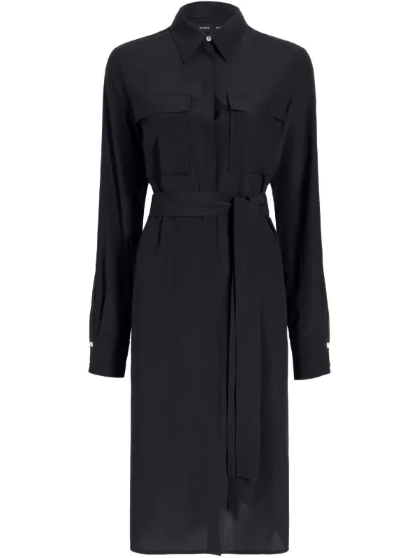knee length dresses for ladies Cinq à Sept McKenna Midi Dress - Navy main image 1