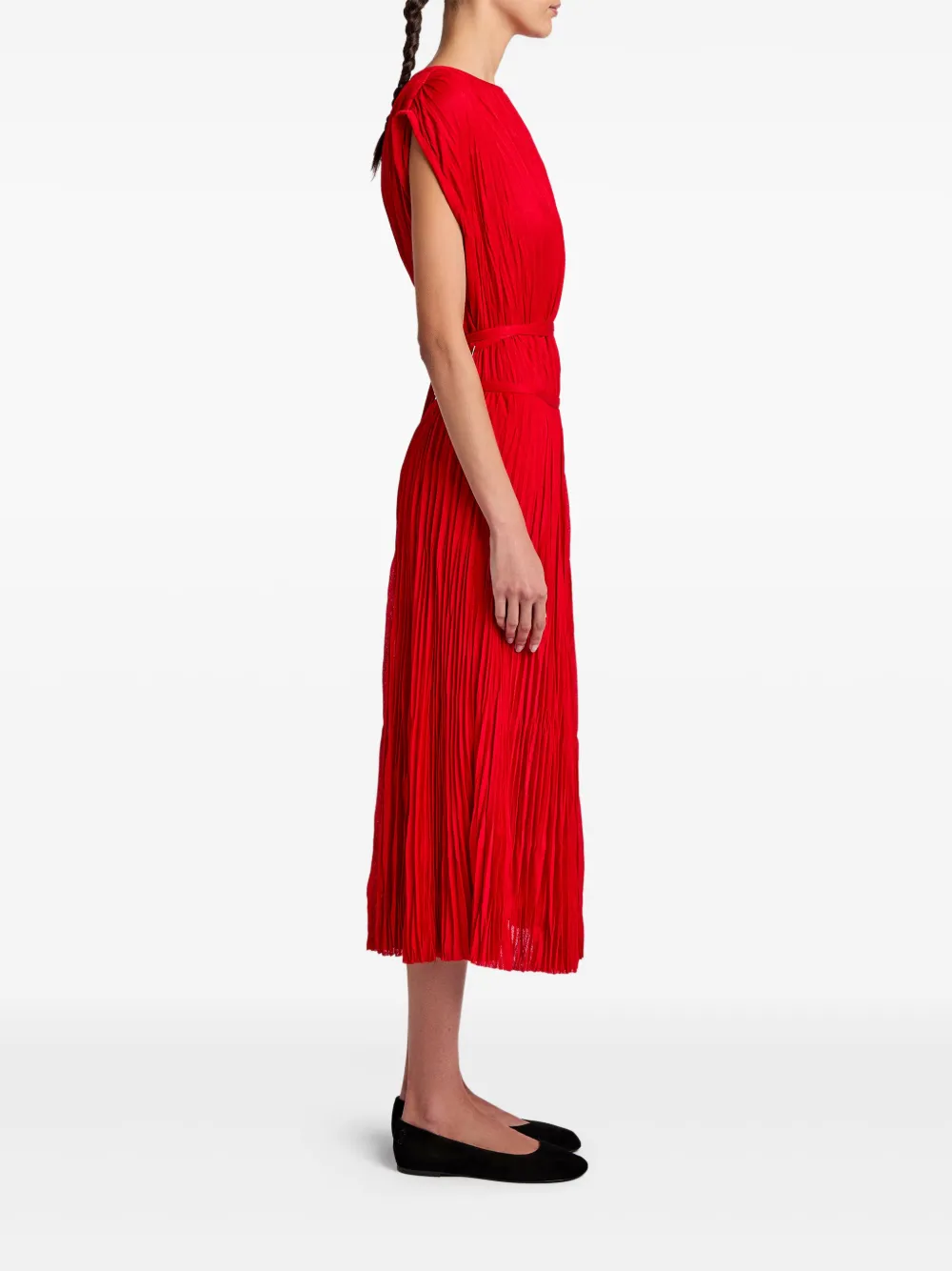 Shop Proenza Schouler White Label Rosalyn Skirt In Red