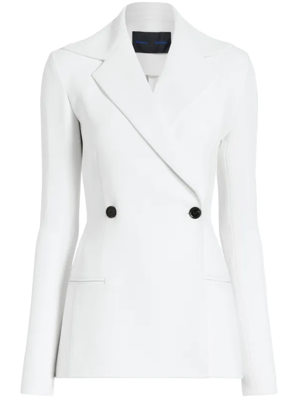 Proenza Schouler Marine Blazer in White