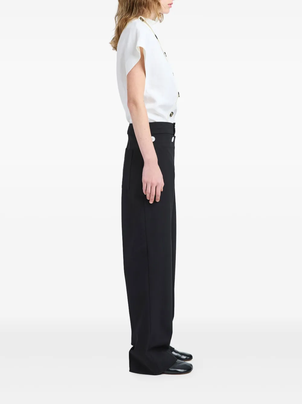 Proenza Schouler Zion blouse Wit