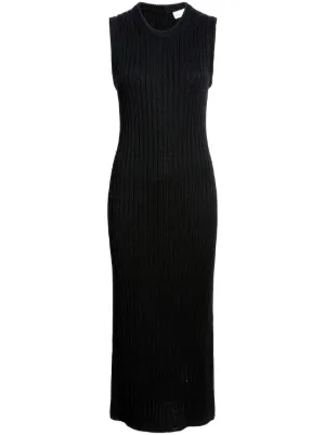 Pleats Please Issey Miyake ノースリーブ プリーツドレス | ブラック
