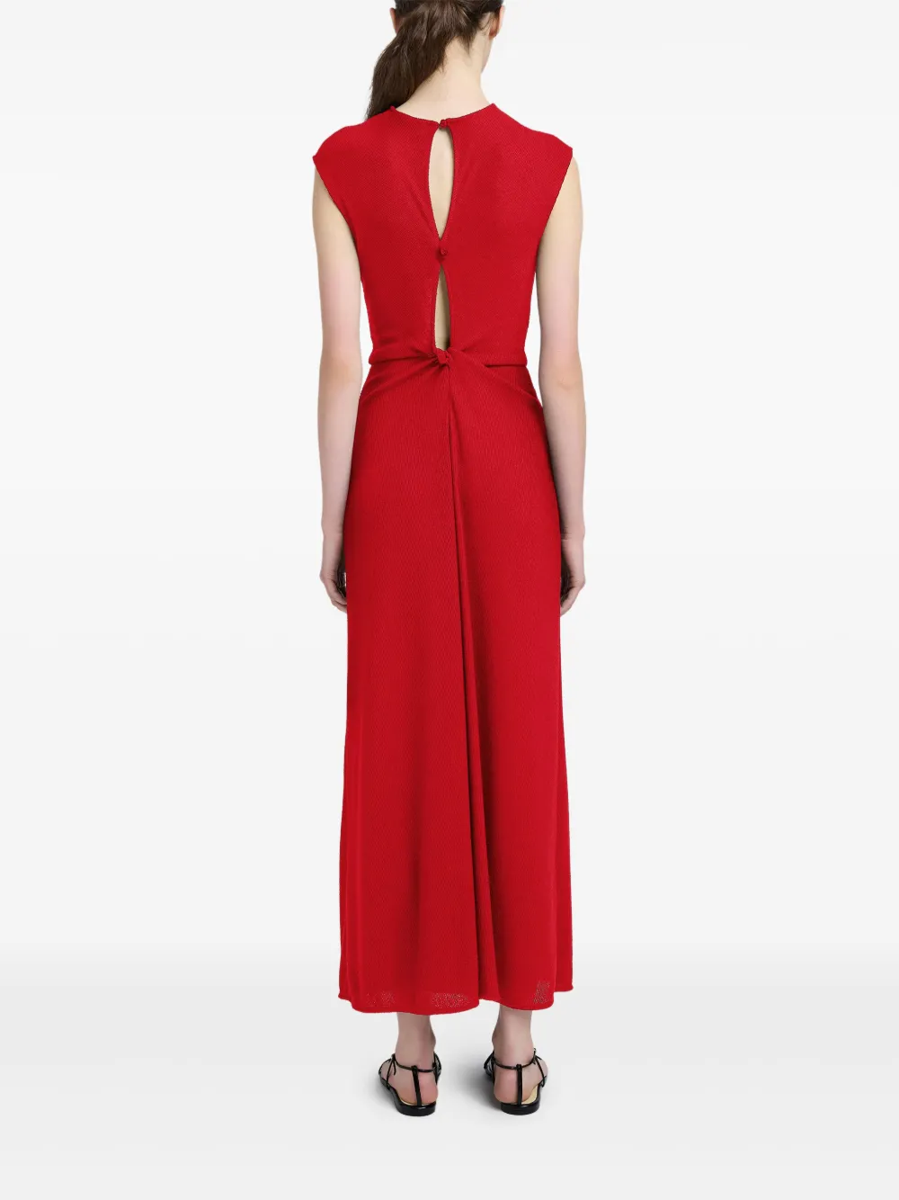 Shop Proenza Schouler White Label Miranda Maxi Dress In Red