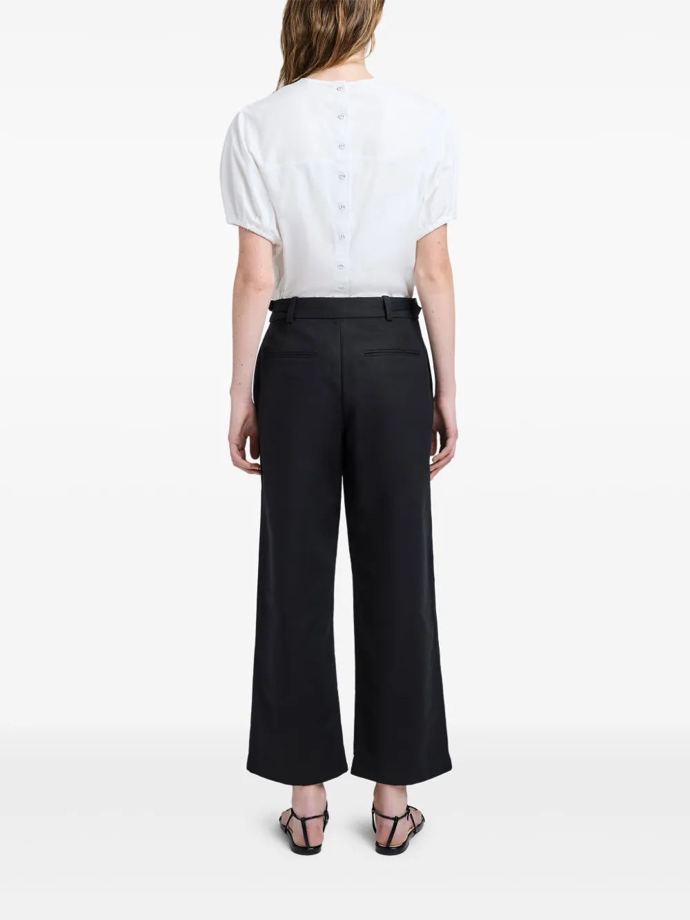 Shop Proenza Schouler White Label Haleigh Blouse In White