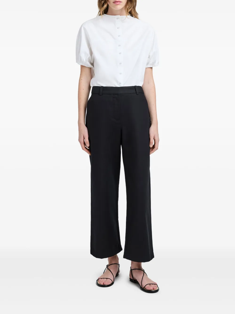 Shop Proenza Schouler White Label Haleigh Blouse In White