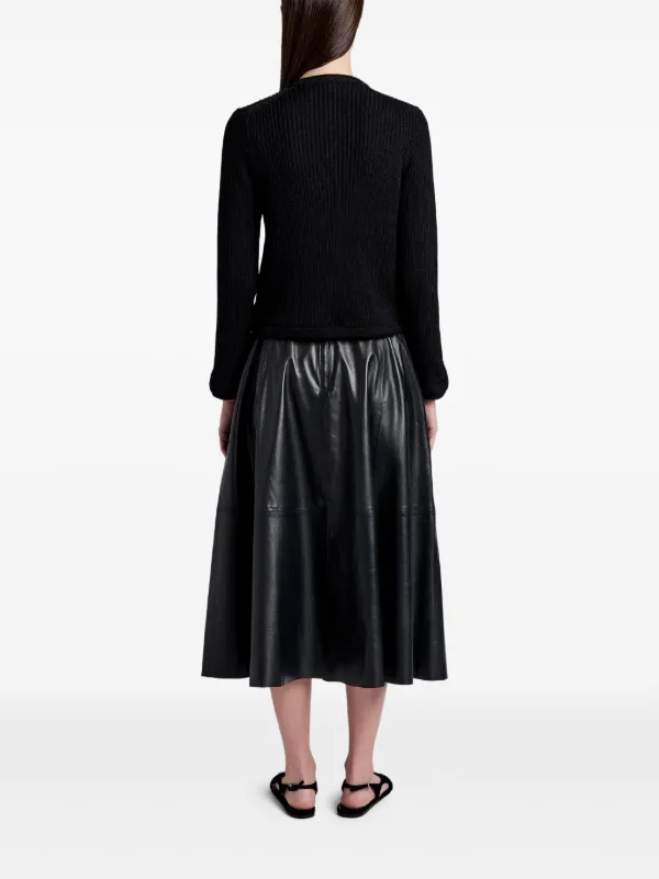 Proenza Schouler White Label Wilson Cardigan | Black | FARFETCH