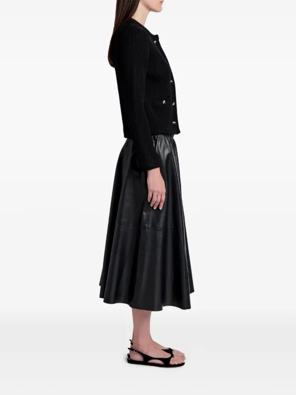 Proenza Schouler White Label Wilson Cardigan | Black | FARFETCH