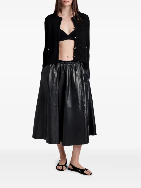 Proenza Schouler White Label Wilson Cardigan | Black | FARFETCH