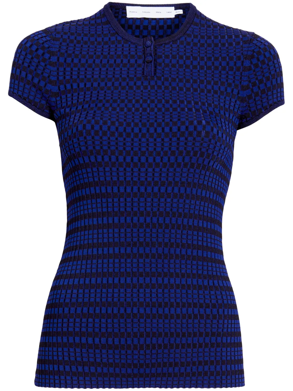 Proenza Schouler White Label Shelle gebreide top Blauw