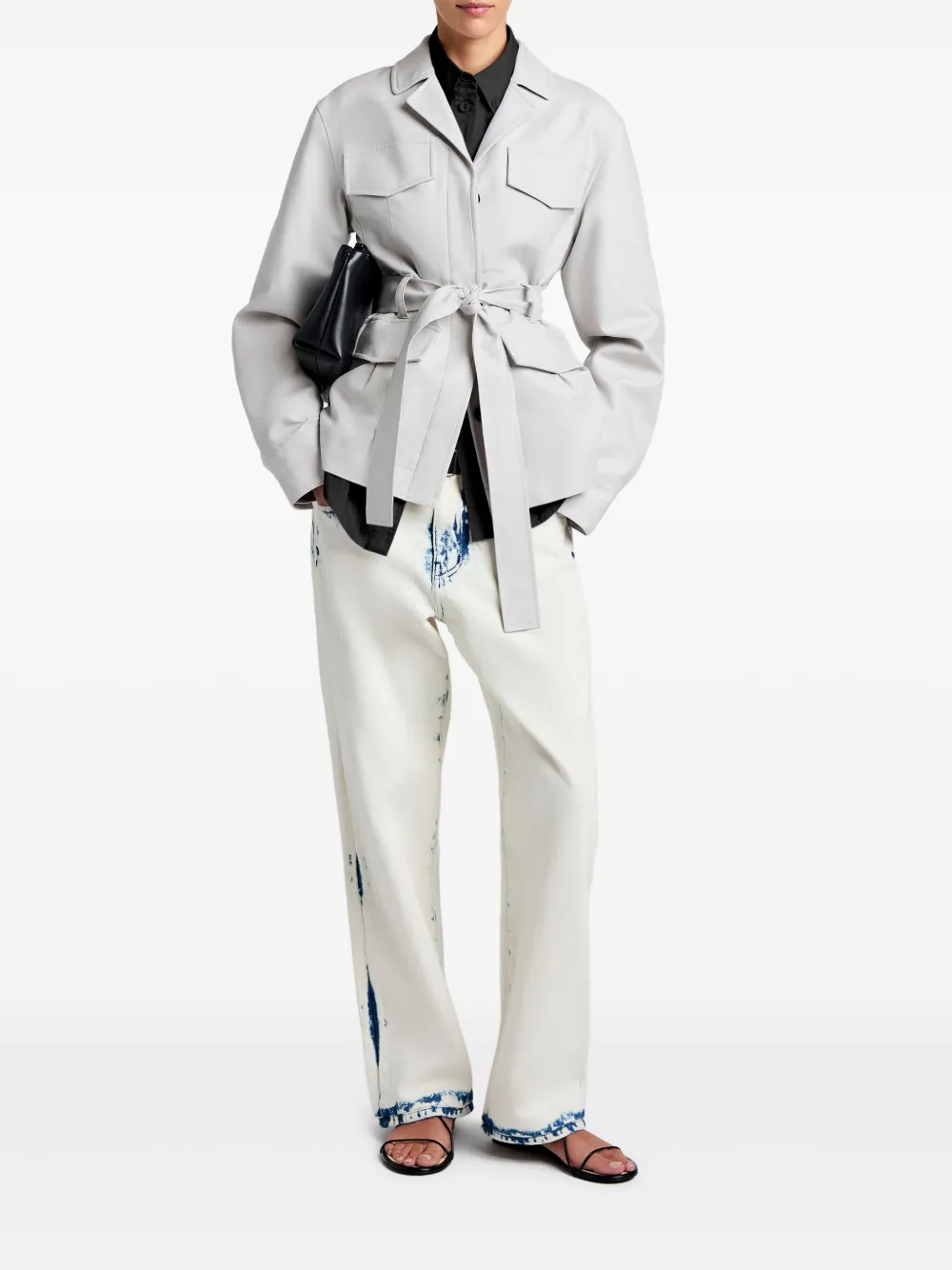 Proenza Schouler White Label Indie jacket - Grijs