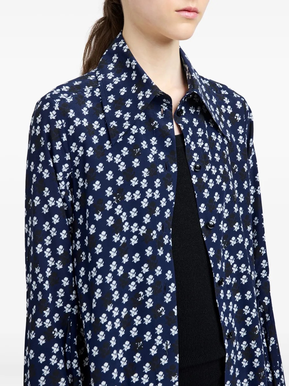 Proenza Schouler Emmeline blouse Blauw