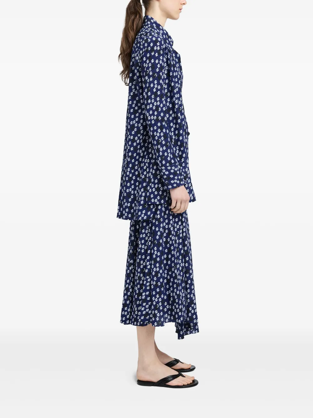 Proenza Schouler Emmeline blouse Blauw