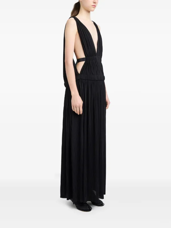 Serra Dress in Matte Jersey Black | Proenza Schouler Official Site