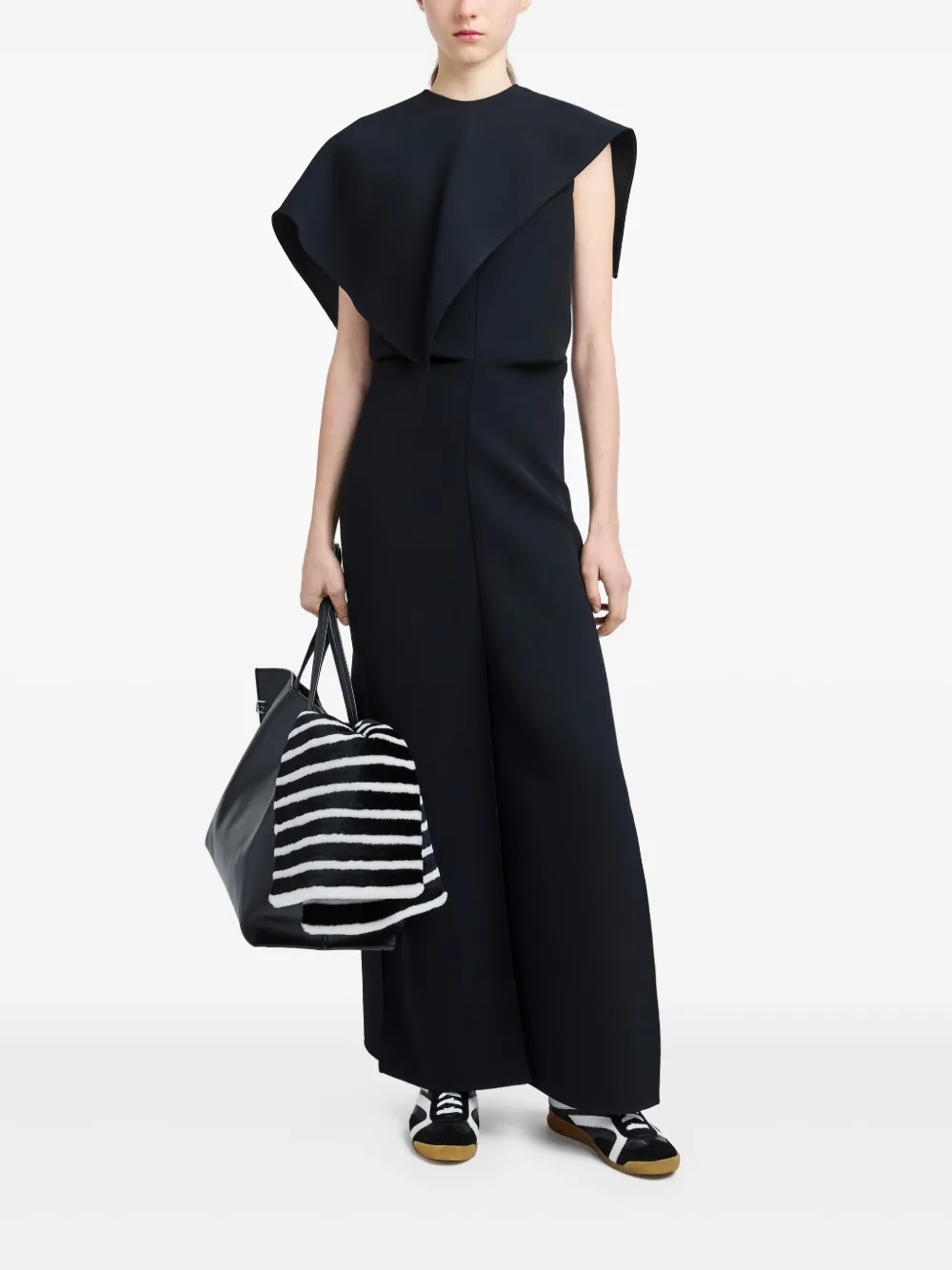 Proenza Schouler Selene maxi-jurk - Zwart