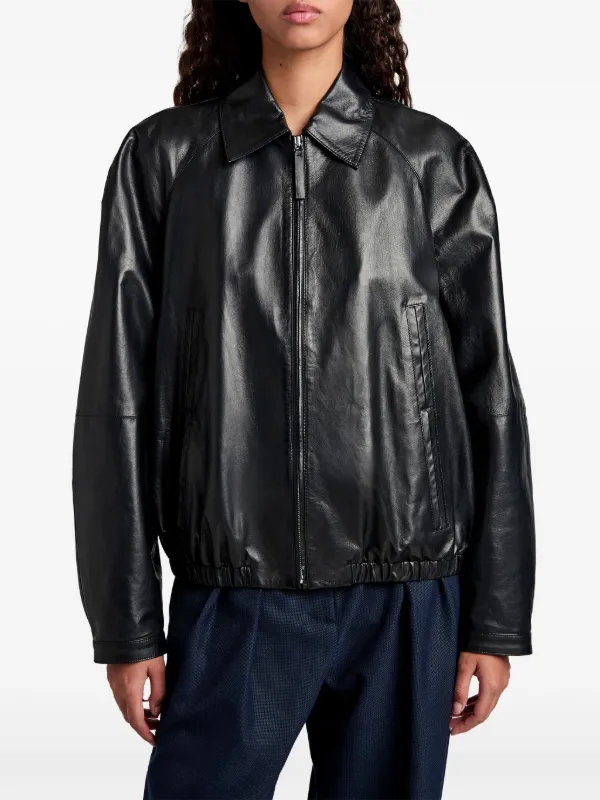 Proenza Schouler White Label Beck Bomber Jacket | Black