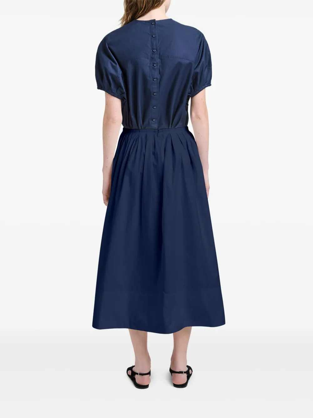 Shop Proenza Schouler White Label Haleigh Blouse In Blue