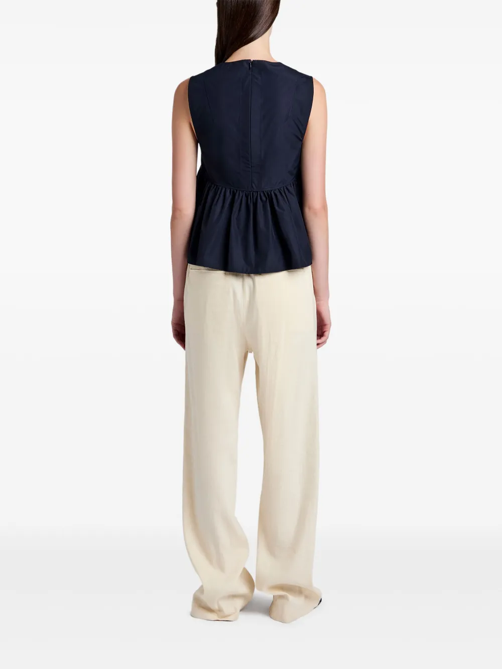 Shop Proenza Schouler White Label Sullivan Blouse In Blue