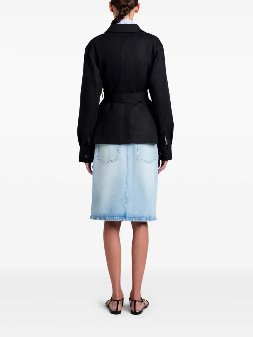 Shop Proenza Schouler White Label Indie Jacket In Black