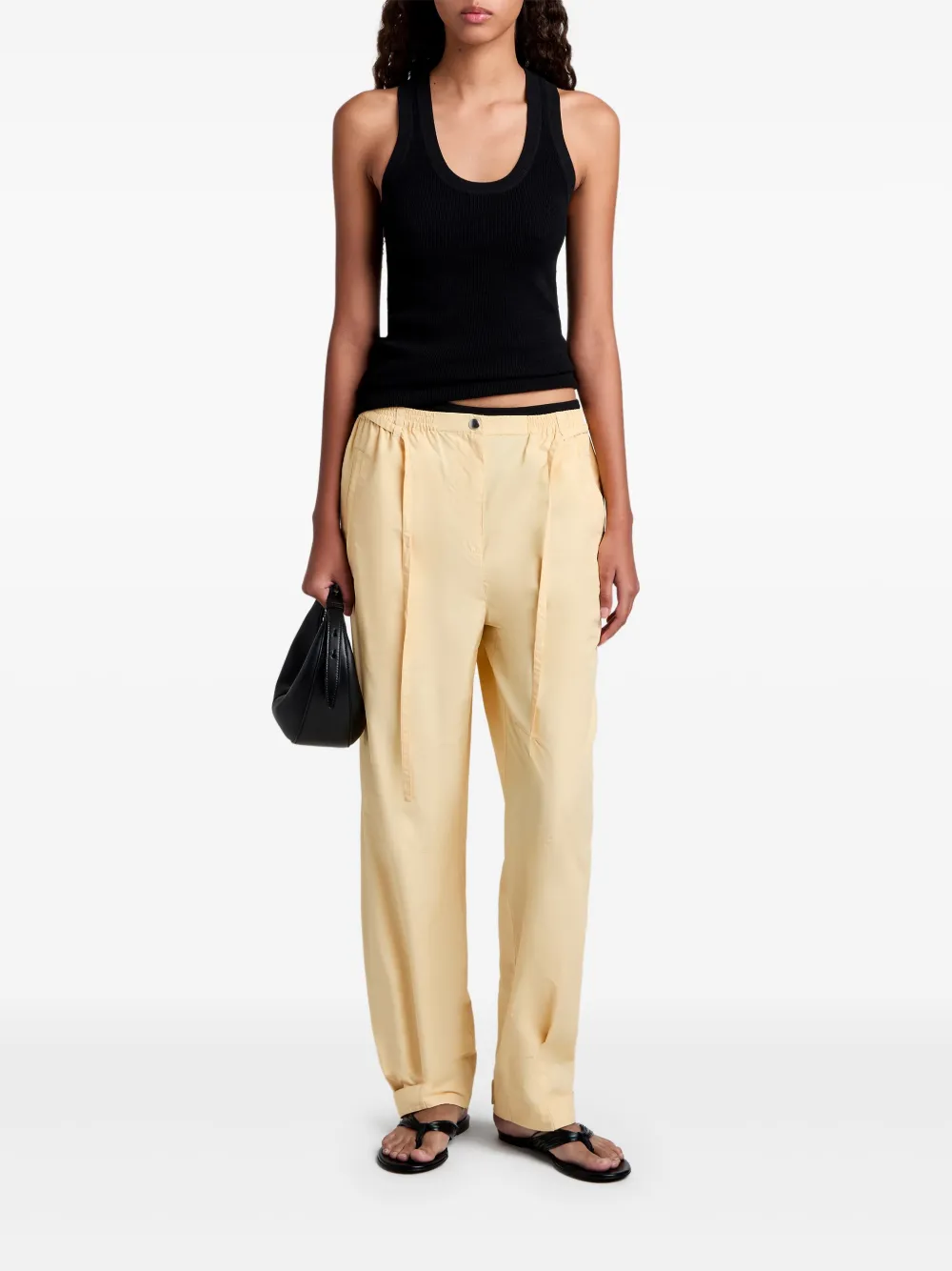 Proenza Schouler White Label Aston trousers - Geel