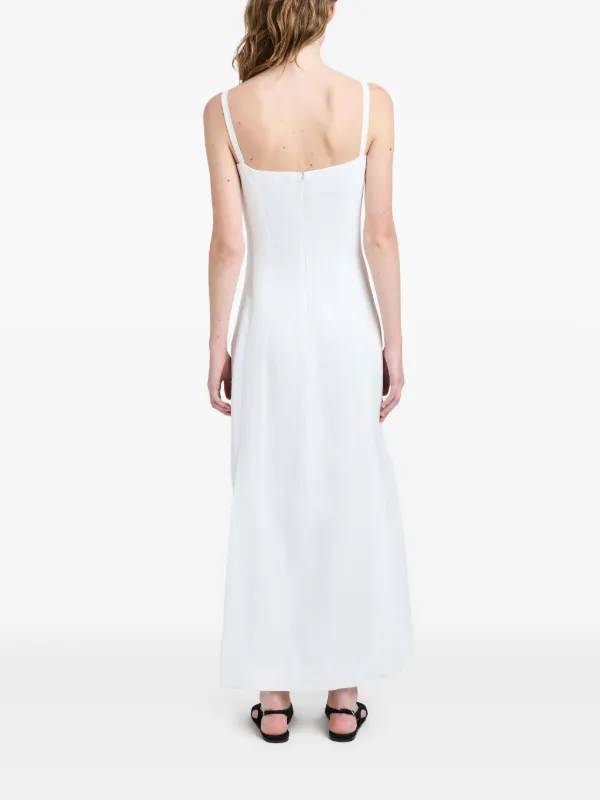 chinese dress ladies Cantaloupe Satin Cowl Neck Bridesmaid Dress Sheath Floor-Length