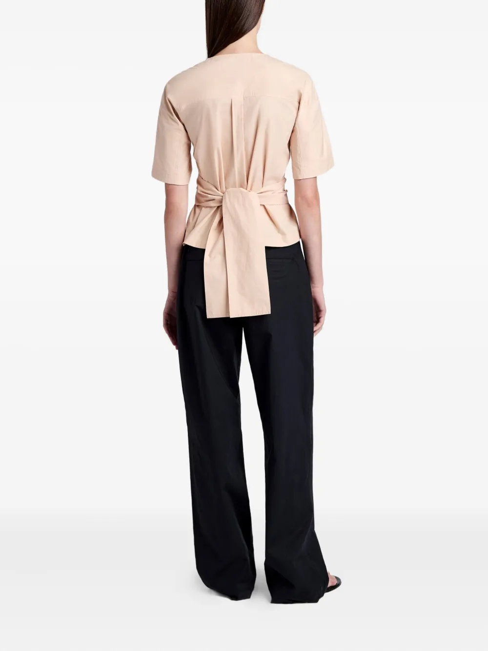 Proenza Schouler White Label V-neck Blouse In Pink