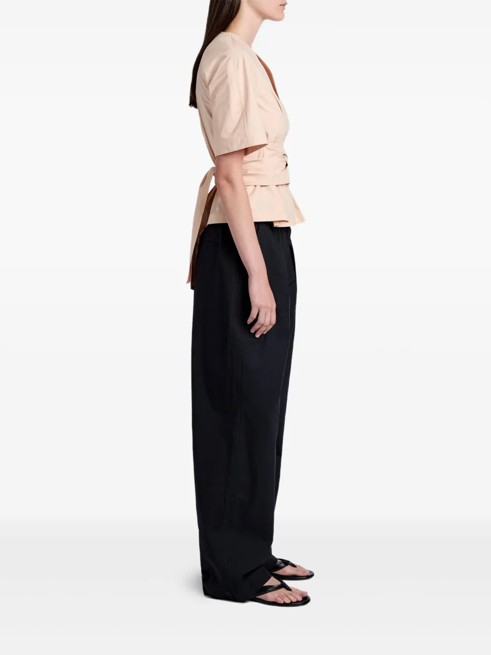 Proenza Schouler White Label V-neck Blouse In Pink