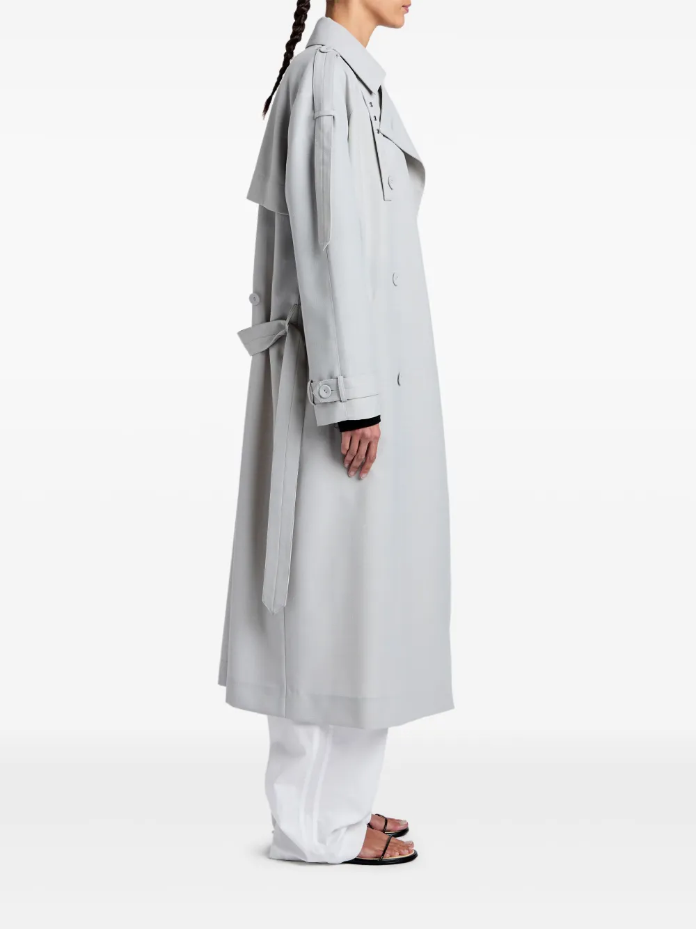 Shop Proenza Schouler White Label Sakia Coat In Grey