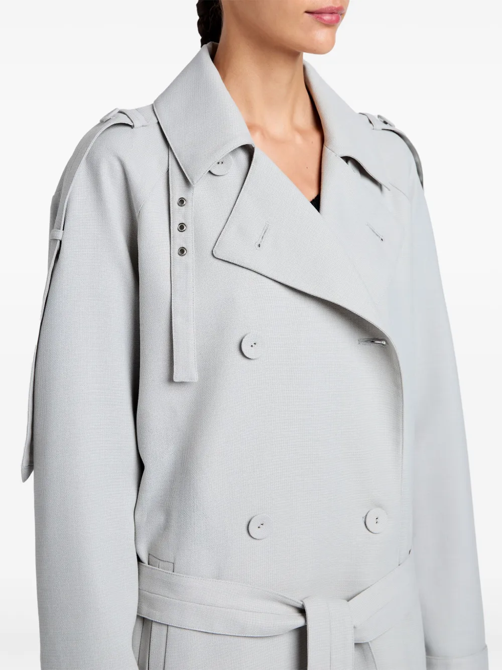 Shop Proenza Schouler White Label Sakia Coat In Grey