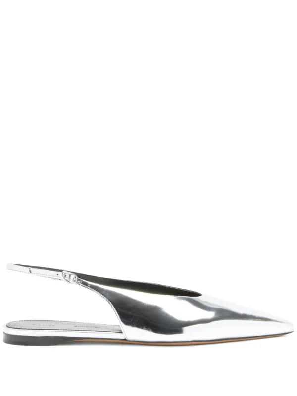 Proenza Schouler Slash Ballerina Shoes in Grey