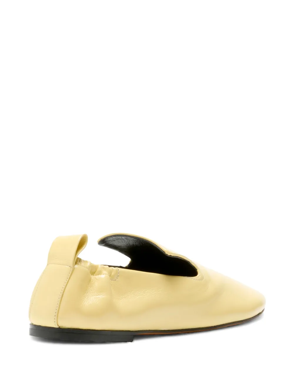 Proenza Schouler glove ruched loafers Yellow