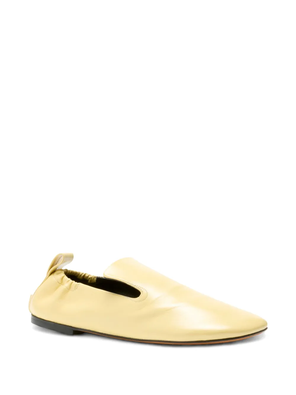 Proenza Schouler glove ruched loafers Yellow