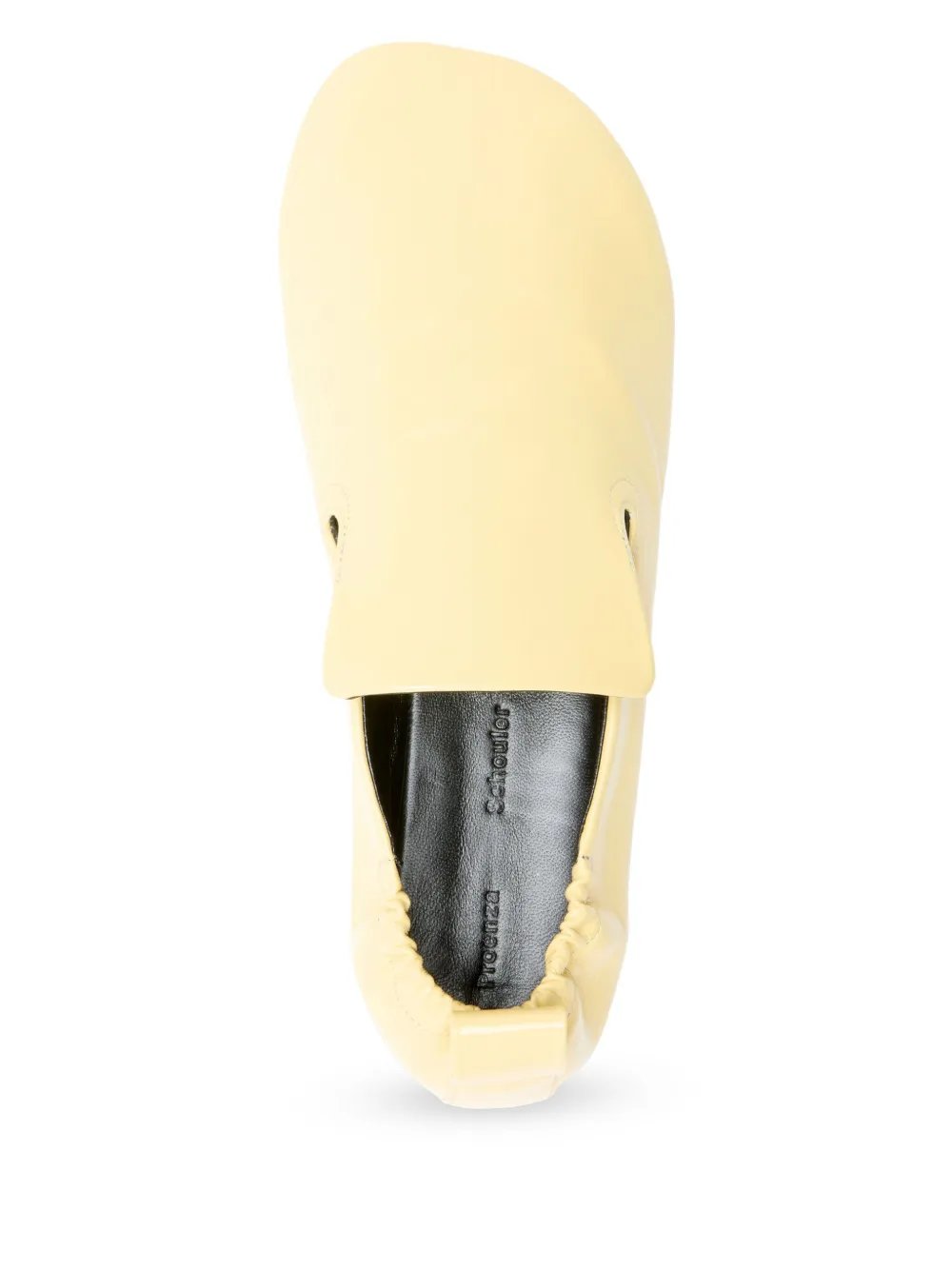 Proenza Schouler glove ruched loafers Yellow