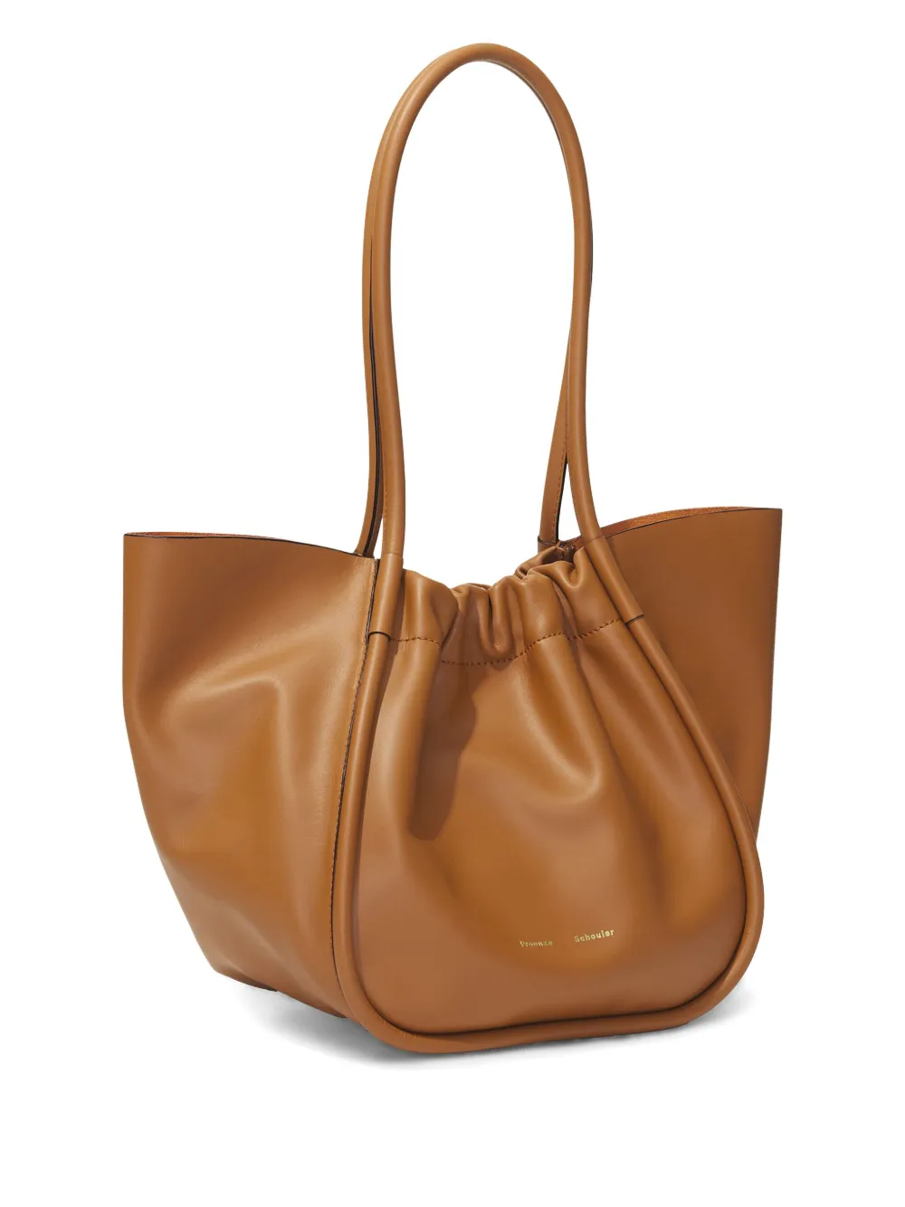 Proenza Schouler Grote shopper met ruches Bruin