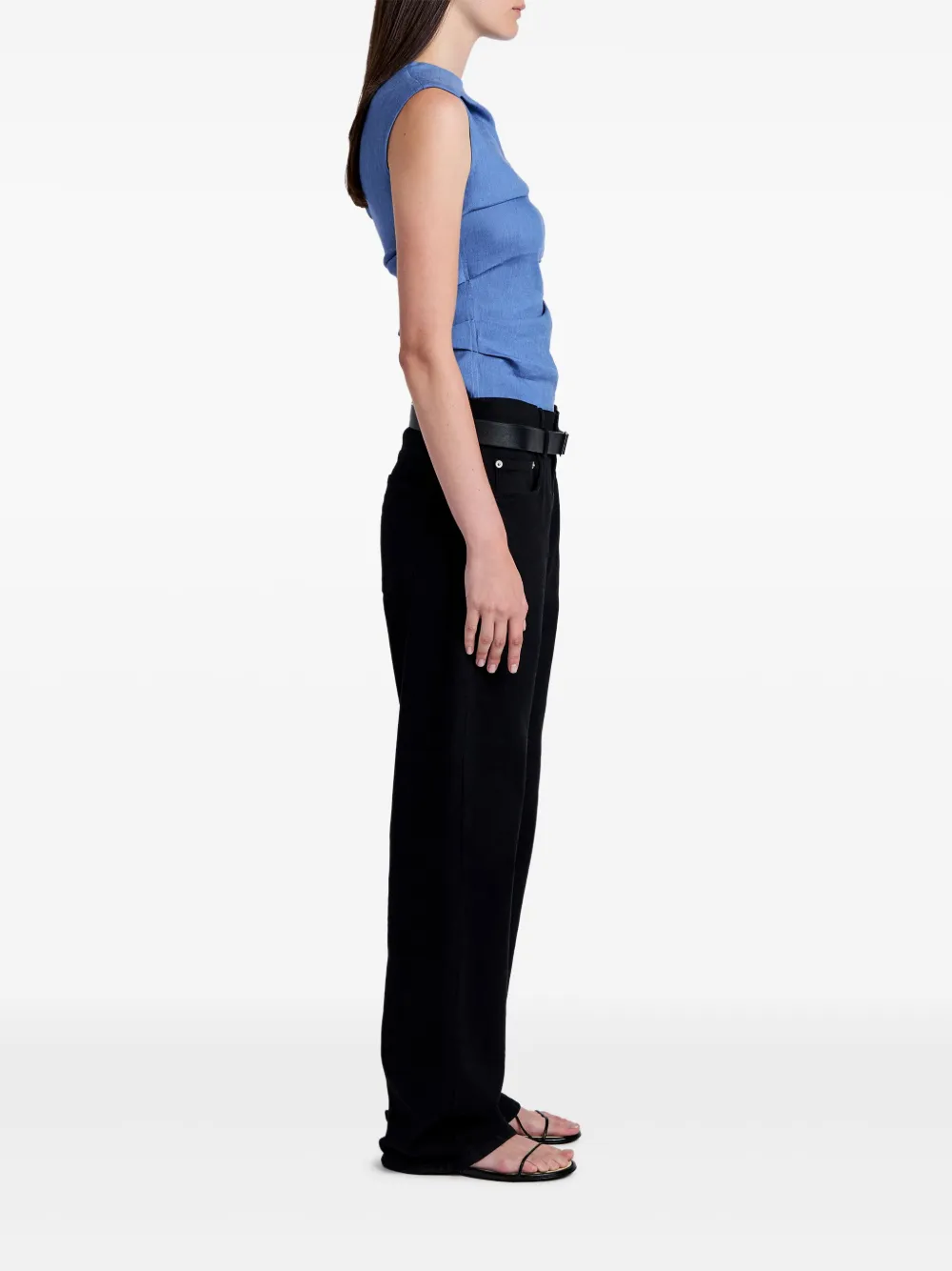 Shop Proenza Schouler White Label Anoushka Tank Top In Blue