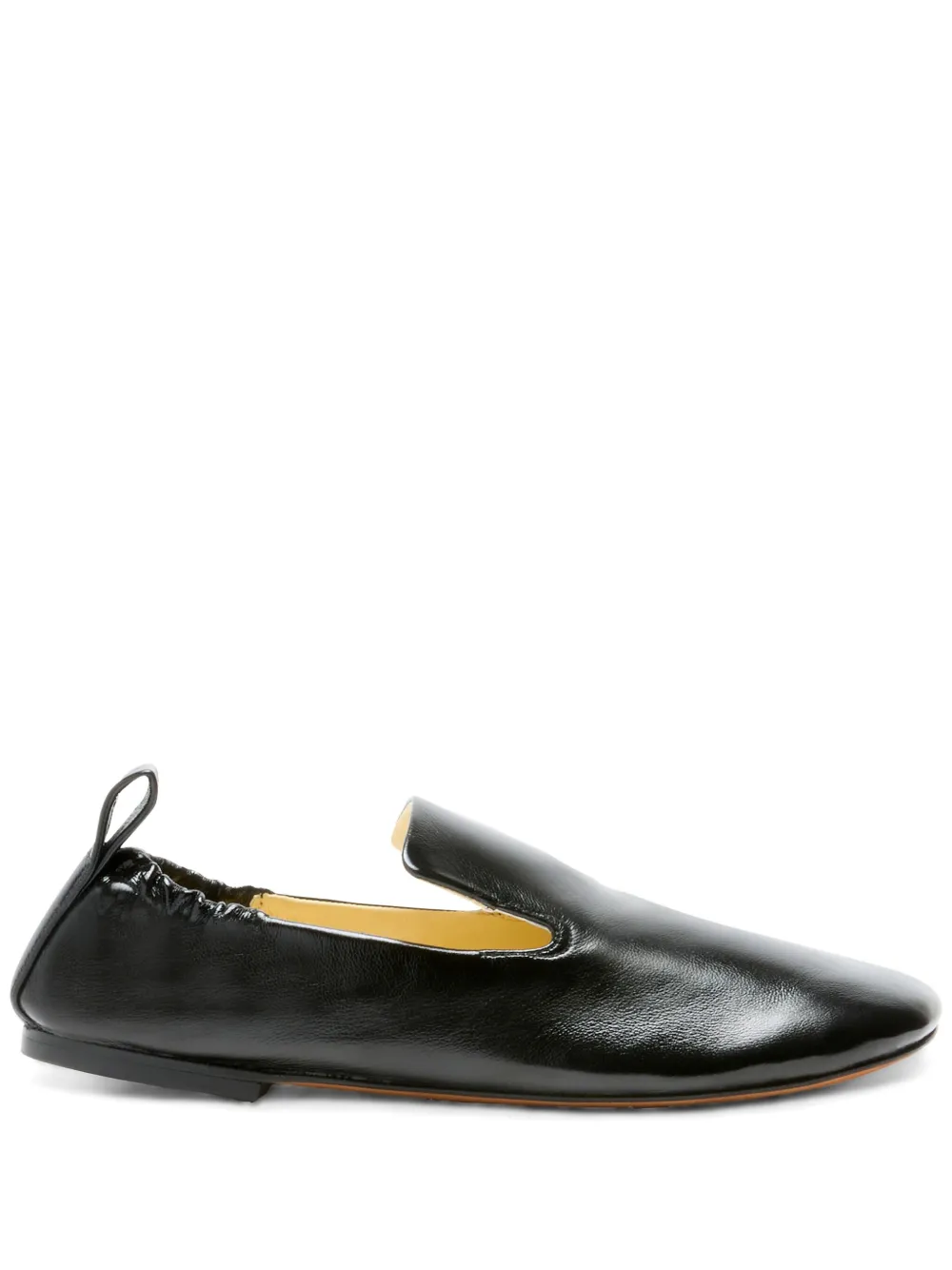 glove ruched loafers