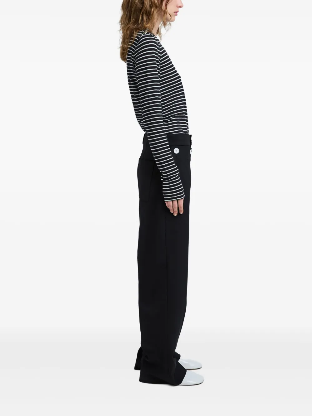 Proenza Schouler Mia T-shirt Zwart