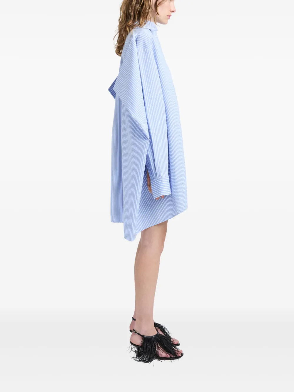 Proenza Schouler Isla mini-jurk Blauw