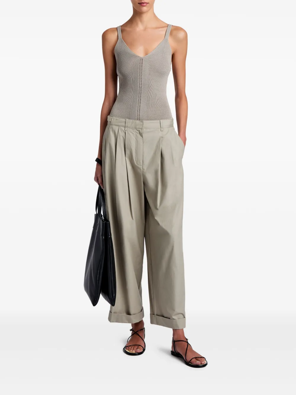 Proenza Schouler White Label Kyle trousers - Beige