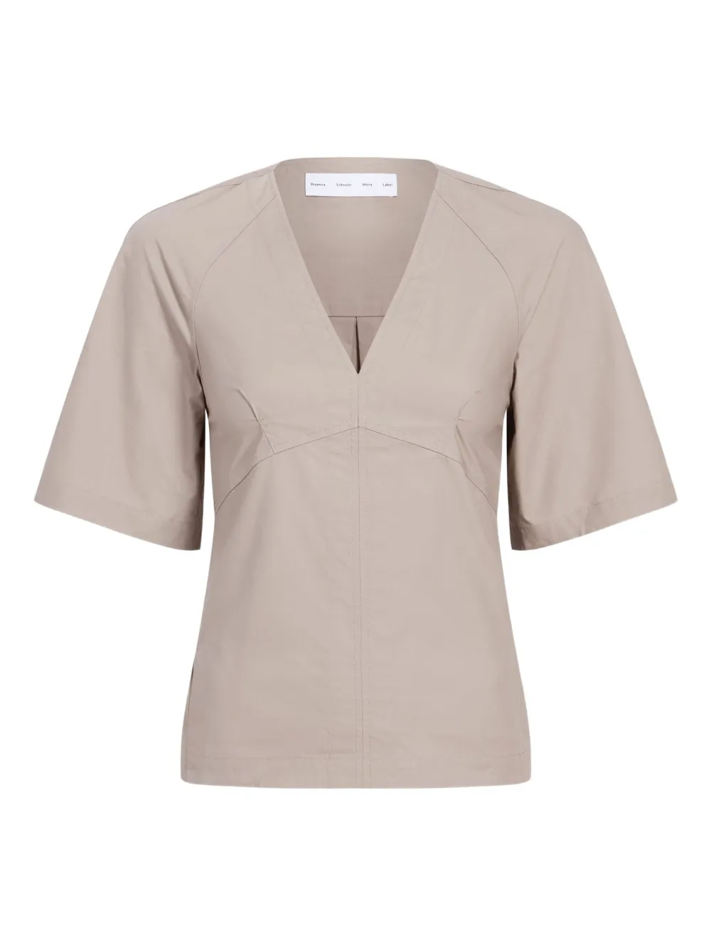 Proenza Schouler White Label Lilian tie-waist top - Toni neutri