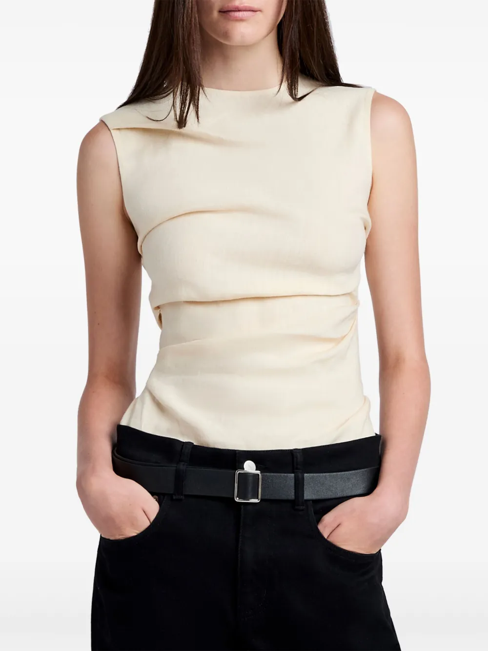 Shop Proenza Schouler White Label Anoushka Tank Top In Neutrals
