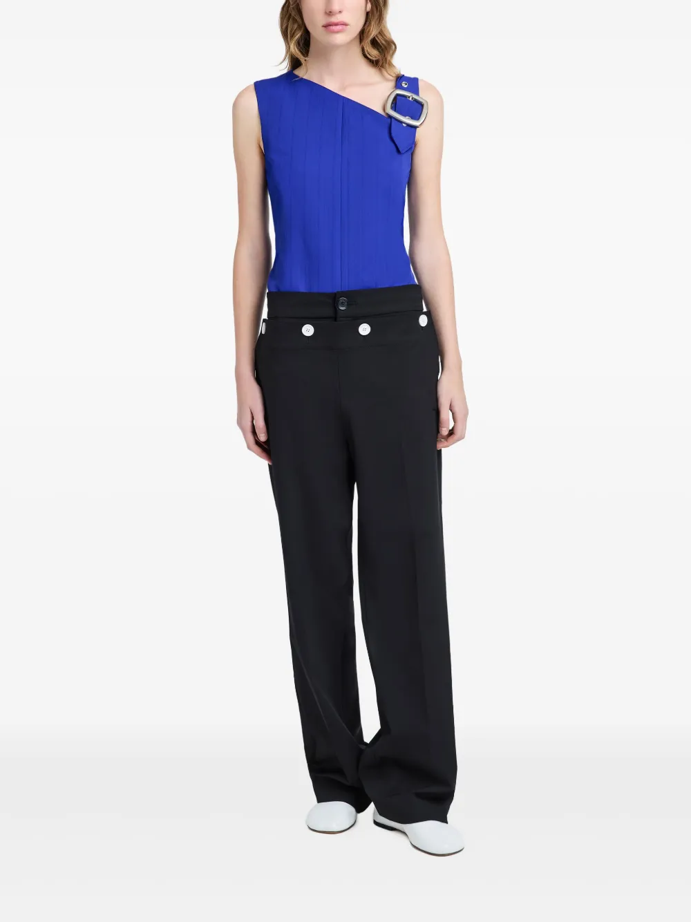 Proenza Schouler Marin top - Blauw