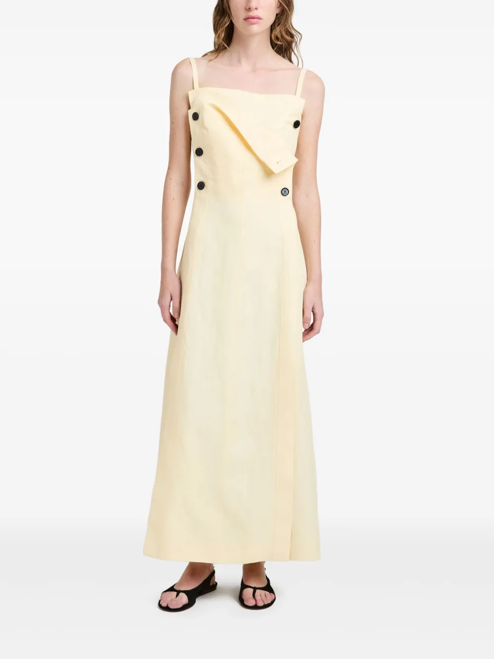 Proenza Schouler Candice maxi-dress - Geel