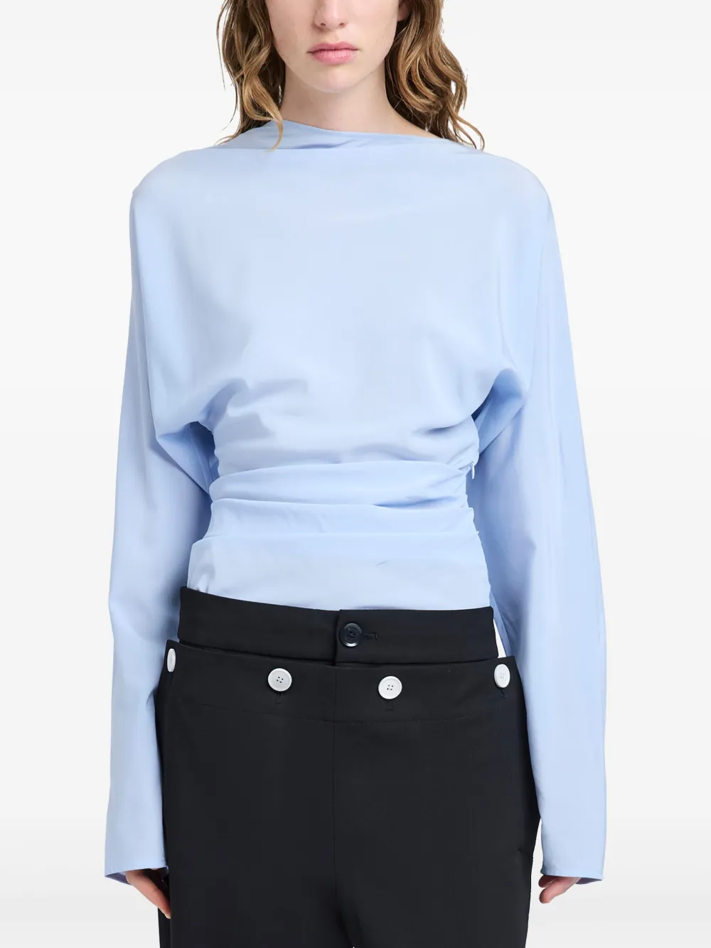 Shop Proenza Schouler Keegan Top In Blue