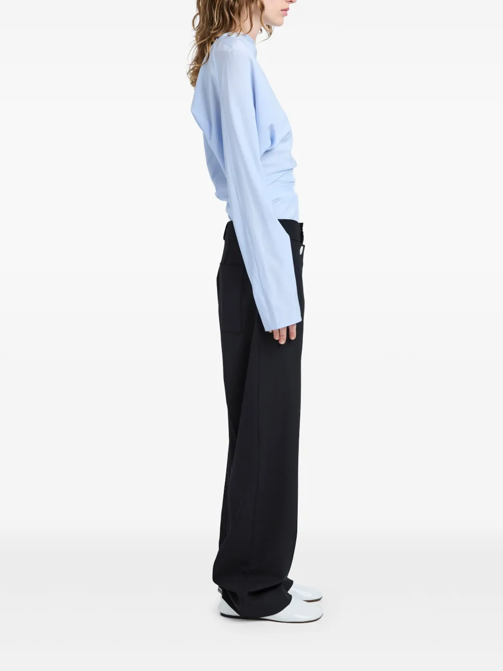 Shop Proenza Schouler Keegan Top In Blue