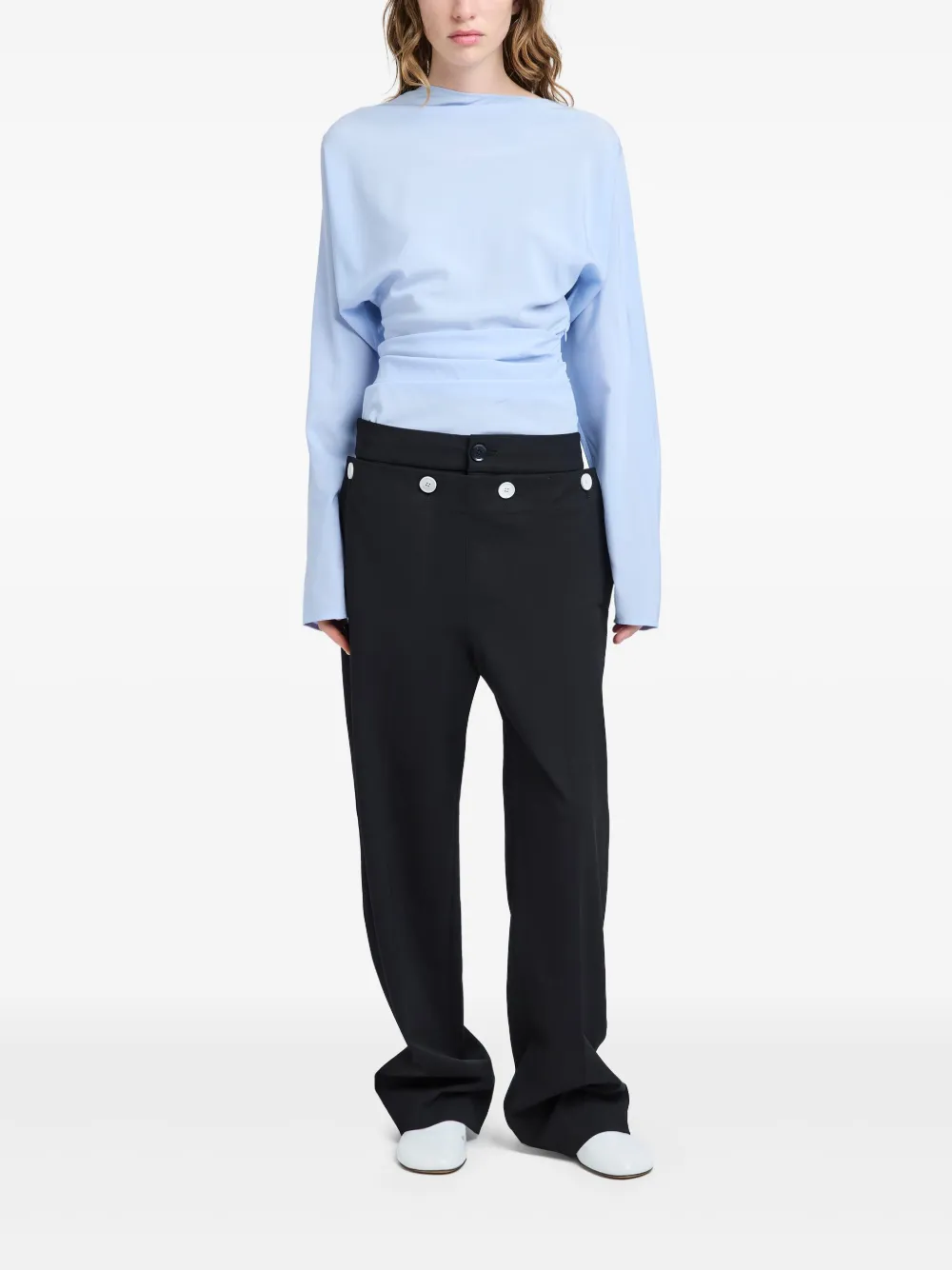 Proenza Schouler Keegan top - Blauw